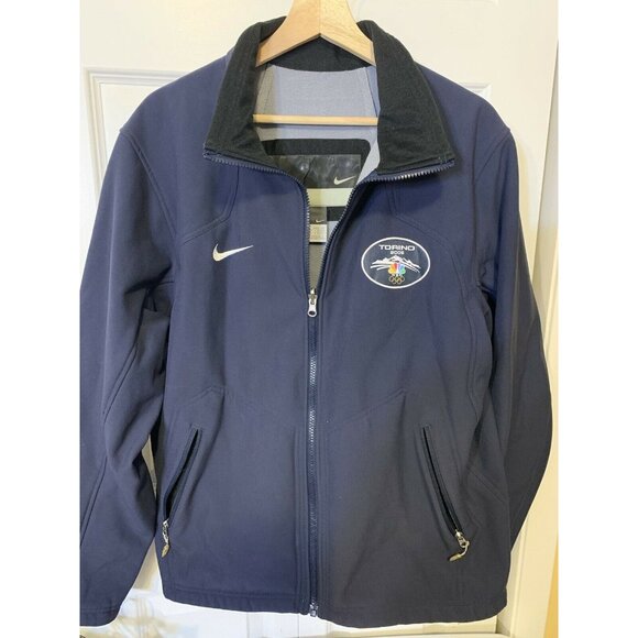 Torino 2006 NBC Staffers Winter Olympics Men’s Size XL NIKE Gray Jacket‎ Coat - Picture 5 of 9